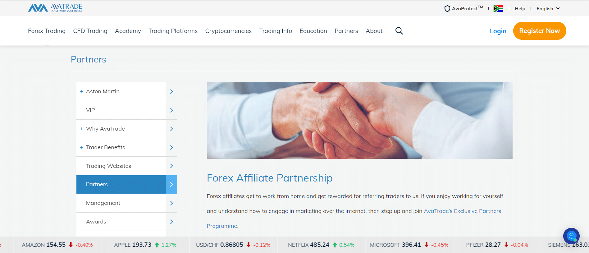 AvaTrade Affiliate Program Features