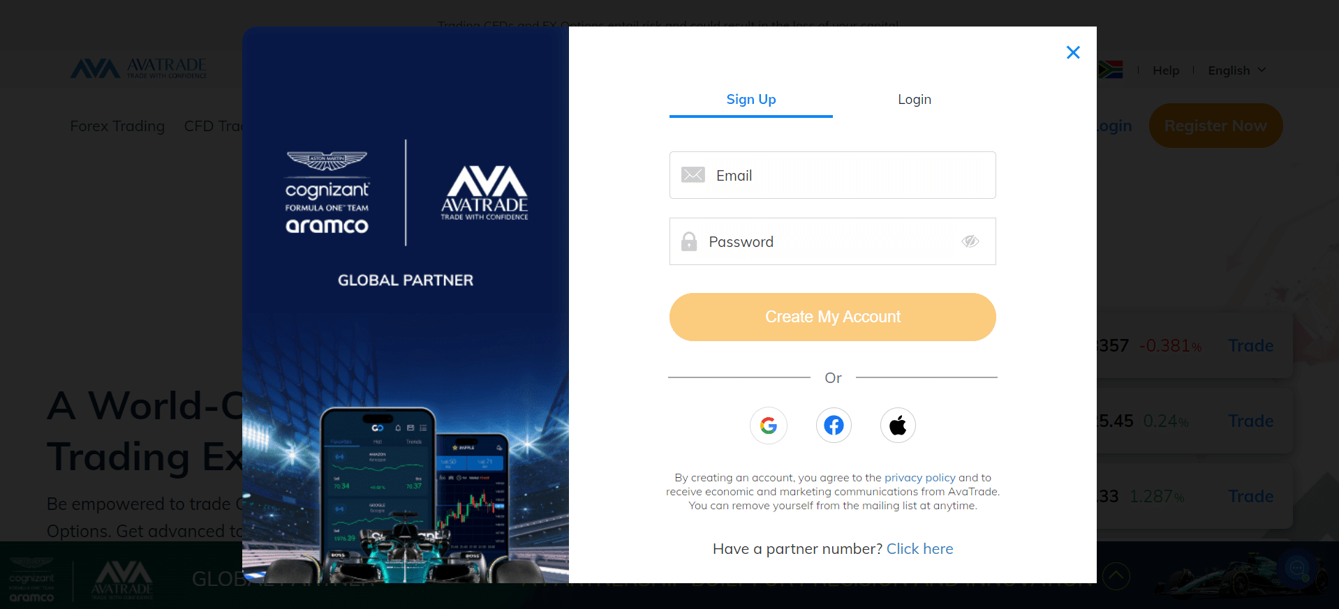 AvaTrade How to open and close account