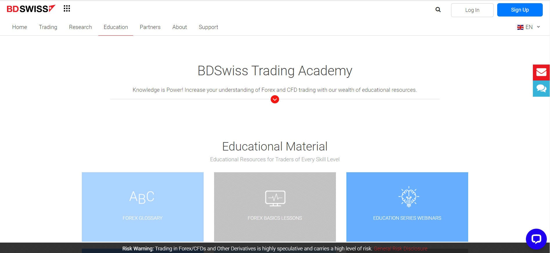 BDSwiss Education and Research