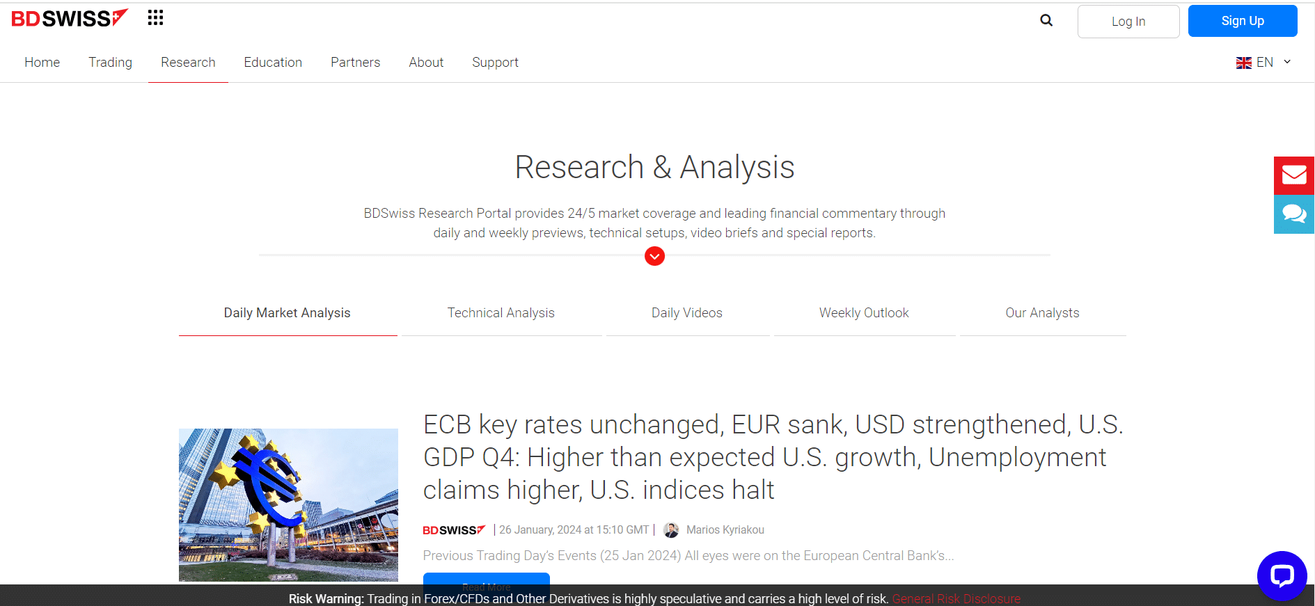 Recommendations according to our in-depth review of BDSwiss