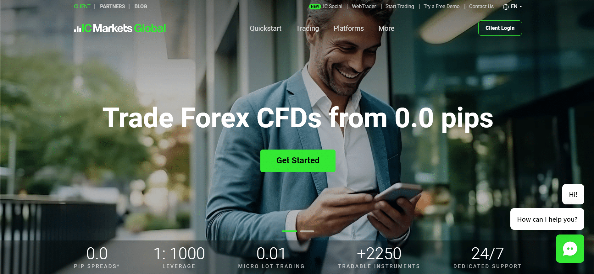 Best Volatility 75 VIX 75 Forex Broker - IC Markets Singapore