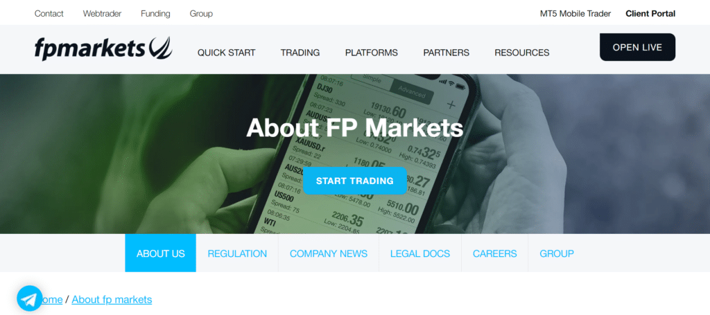 FP Markets Detailed Summary