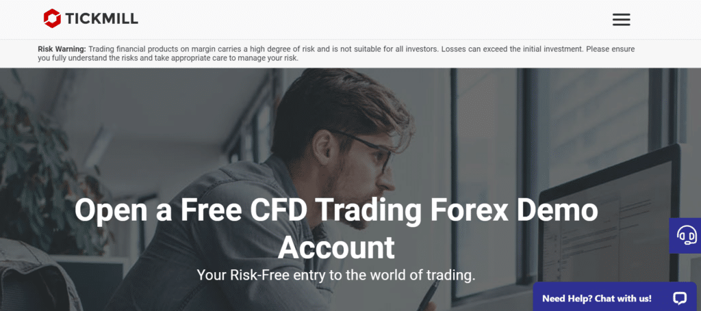 Tickmill Demo Account