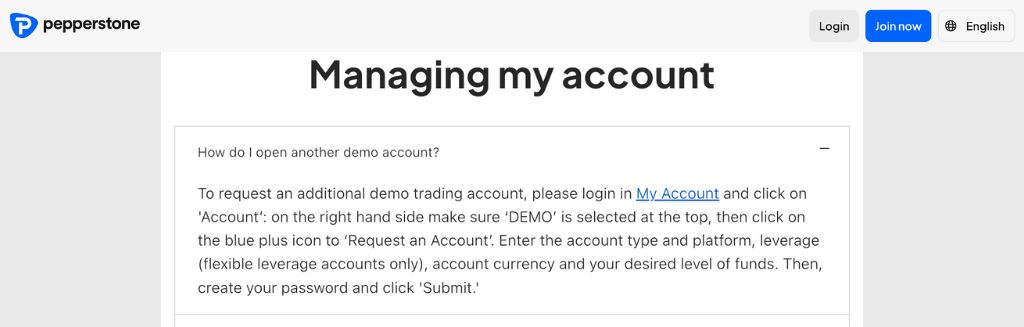 pepperstone review demo account