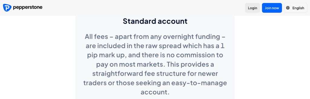 pepperstone review standard account