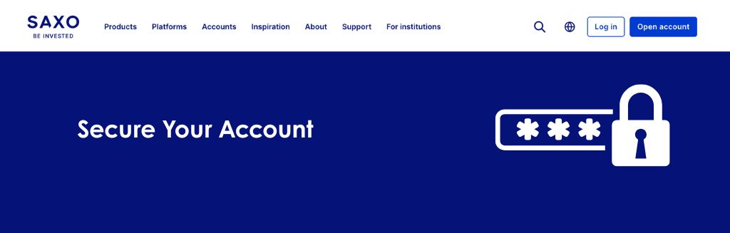 saxo bank open account step 6